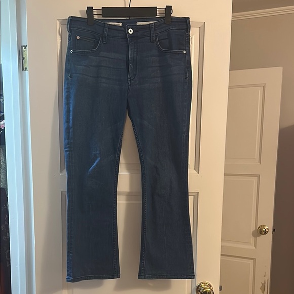 Pilcro and the Letterpress Denim - Pilcro high rise bootcut Women's Blue Jeans